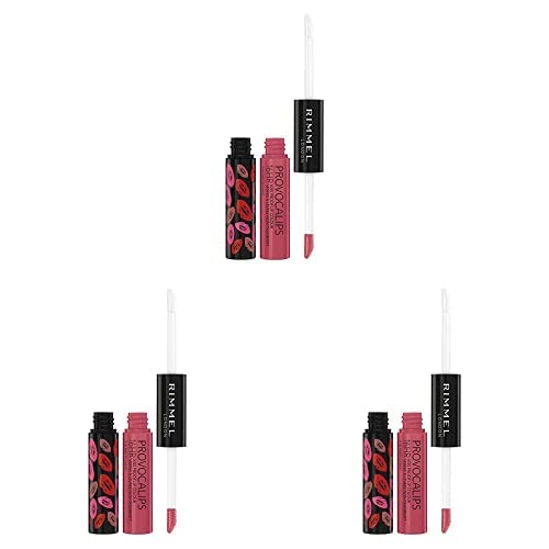 Rimmel Provocalips 16hr Kiss Proof Lip Colour, Flirty Fling (1 Count) (Pack of 3)
