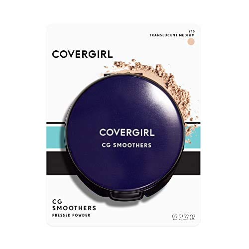 COVERGIRL Smoothers Pressed Powder, Translucent Medium 715, 0.32 Chamomile