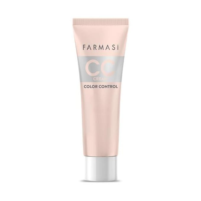 FARMASi CC Color Control Cream, Natural and Flawless Finish, Enriched Formula with Multimineral & Spf 25+, All-Day Hold, All Skin Types, 1 fl. oz, 05 Tan