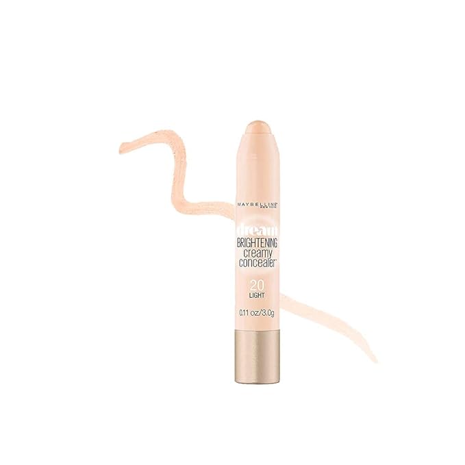 Maybelline New York Dream Brightening Creamy Concealer, Light, 0.11 oz