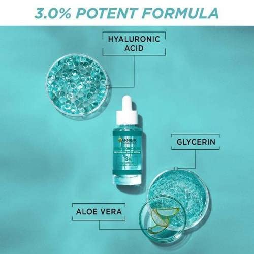 Garnier Skin Naturals Hyaluronic Aloe Replumping Super Serum, 30ml