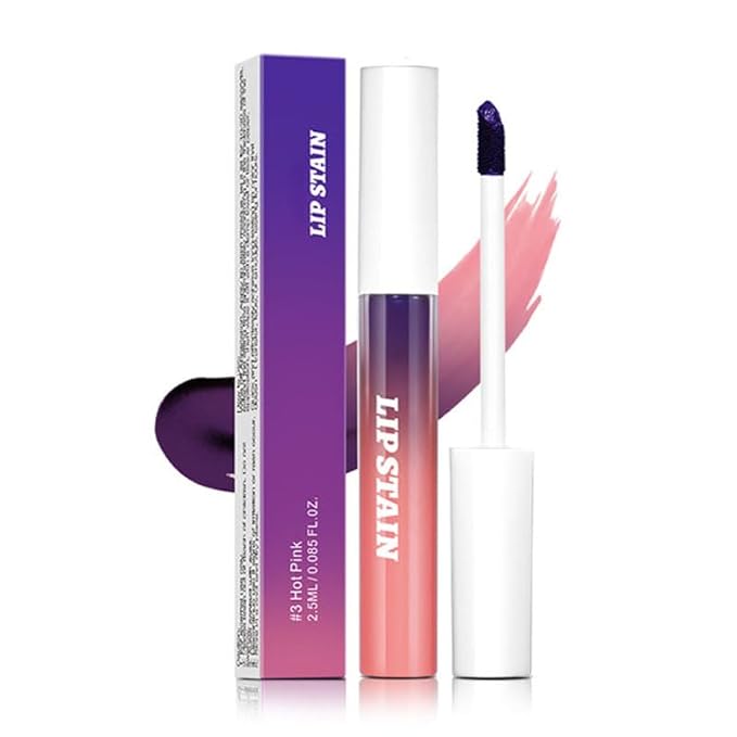 Peel Off Lip Liner Stain Set - 3 Colors Long-Lasting Peel Off Matte Lip Gloss,Matte Liquid Lipstick Nude Lip Gloss Waterproof Lip Stain Non-stick Cup Peel Off Lipstick Lip Makeup for Women