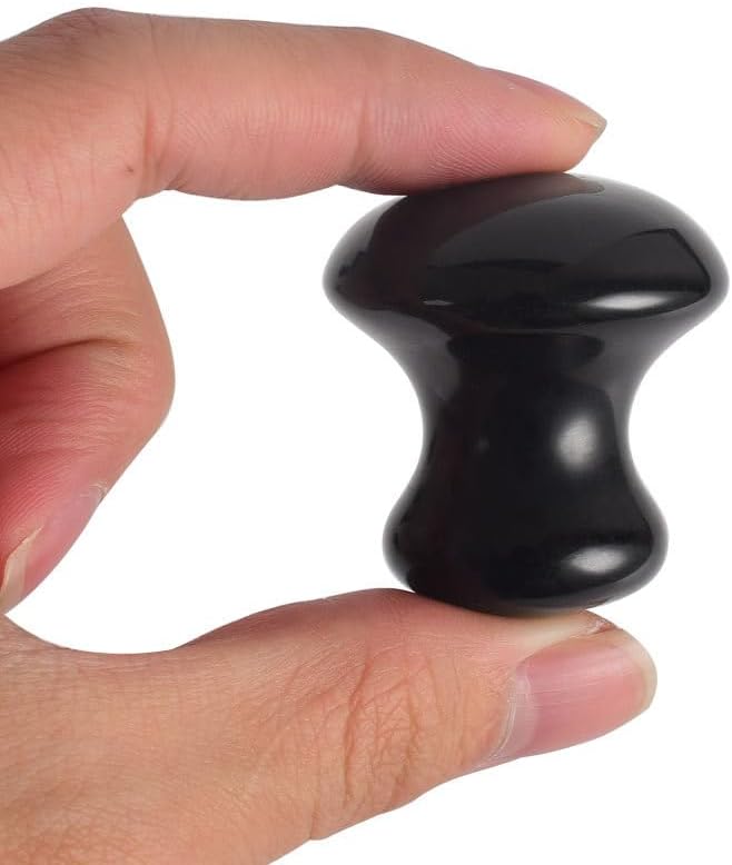 1 Pc Mushroom Jade Gua Sha Relaxing