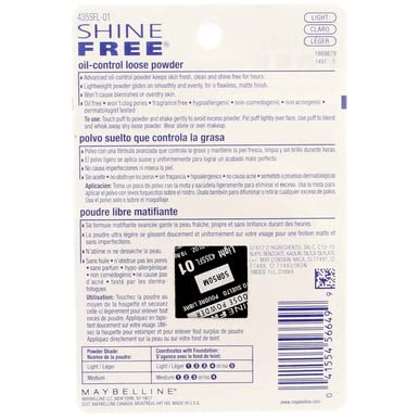 Maybelline New York Shine Free Oil Control Loose 0.7 oz