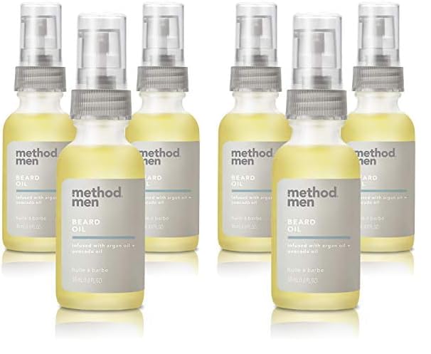 Method Men Beard Oil, Sea + Surf, 1 Ounce, 6 pack