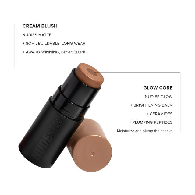 Nudies Matte + Glow Core All Over Face Blush Color - Tan Glow