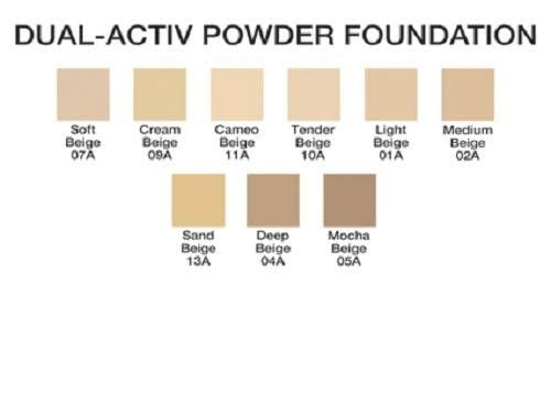 Dual Active Powder Foundation (Cream Beige)