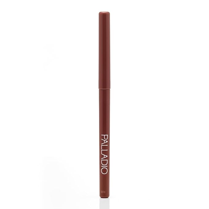 Palladio Retractable Waterproof Lip Liner High Pigmented and Creamy Color Slim Twist Up Smudge Proof Formula with Long Lasting All Day Wear No Sharpener Required, Sand, 1 Count