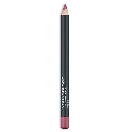 Youngblood Clean Luxury Cosmetics Lip Liner Pencil, Rose | Long Lasting Creamy Matte Lip Liner Pencil | Cruelty Free, Paraben Free, Gluten Free, Vegan