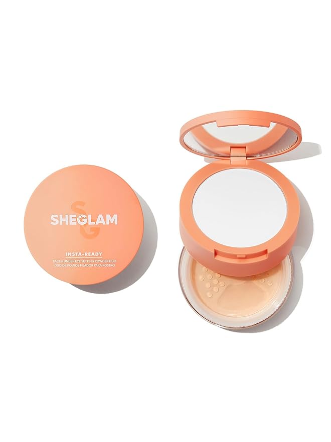 SHEGLAM Insta-Ready Face Powder Loose Under Eye Setting Natural Linen