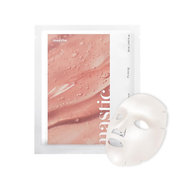 White Mastic Face Mask (Collagen Volume, Sagging