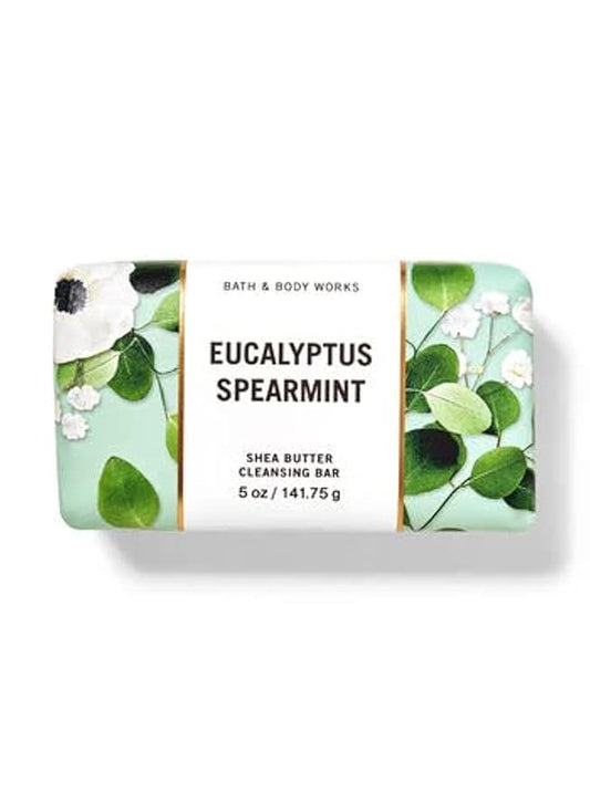 Bath and Body Works Eucalyptus Spearmint Shea Butter (5 oz / 141 g) Cleansing Bar