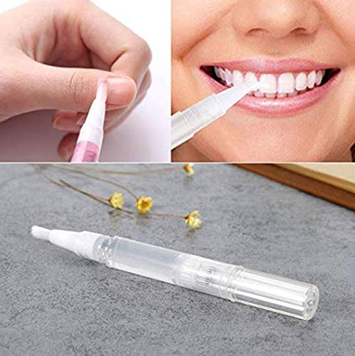 3 Pack 3 ml Transparent Twist Pens Empty Nail Oil Pen with Brush Tip, Cosmetic Lip Gloss Container Applicators Eyelash Growth Liquid Tube With 3 Pack Funnels for Women Female Girls