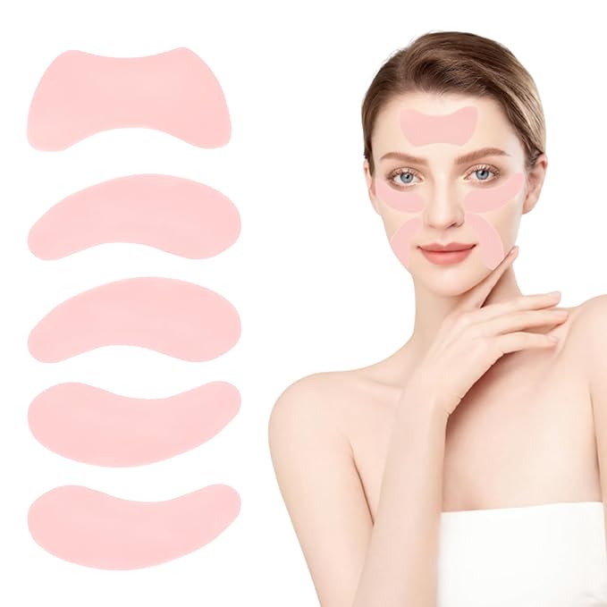 Reusable eye patches for wrinkles