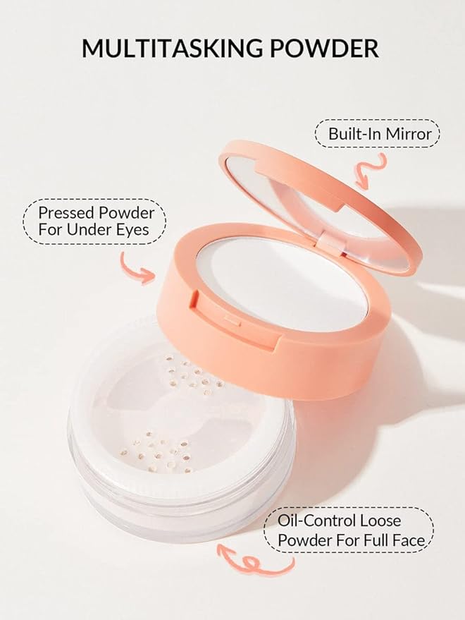 SHEGLAM Insta-Ready Face Powder Loose Under Eye Setting - Translucent