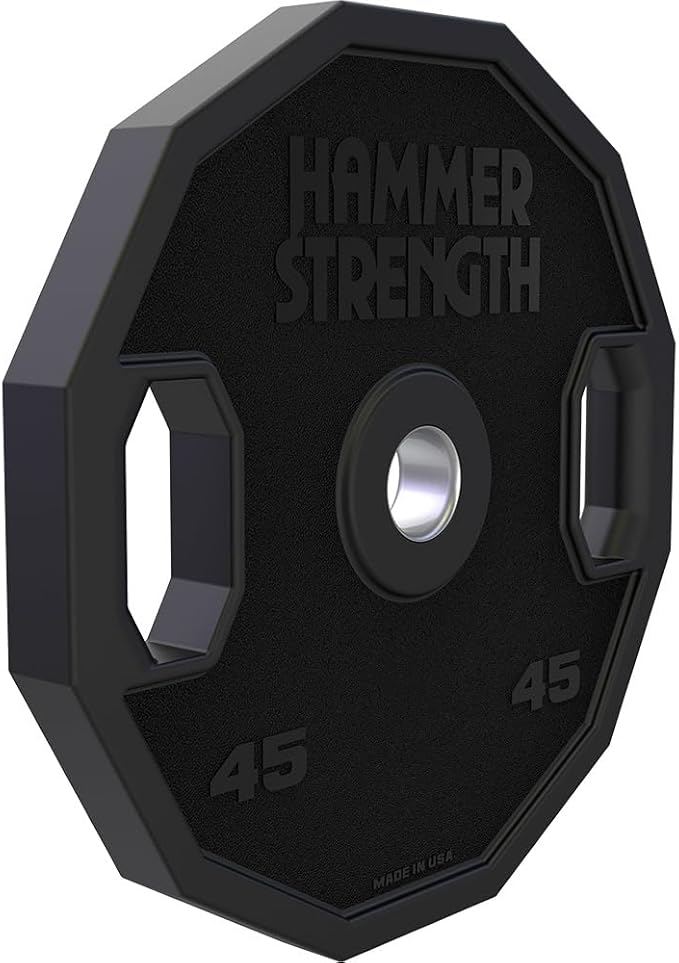 Hammer Strength 45Lb 12 Sided Urethane Olympic Plate