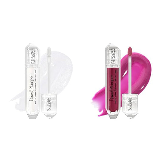 Physicians Formula Mineral Wear Diamond Lip Plumper Gloss, Dermatologist Tested, Diamond Marquise & Brilliant Berry Diamond