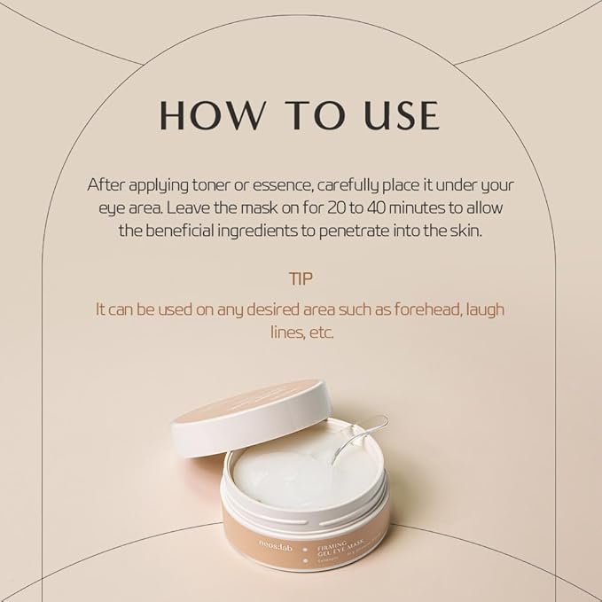 Firming gel eye mask 60ea