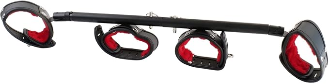 Heavy Duty Stainless Steel Expandable Exercise Black Metal 4 pcs