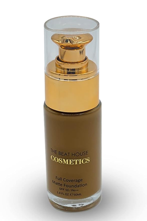 Full Coverage Matte Foundation (Milk Chocolate) | SPF Stay |