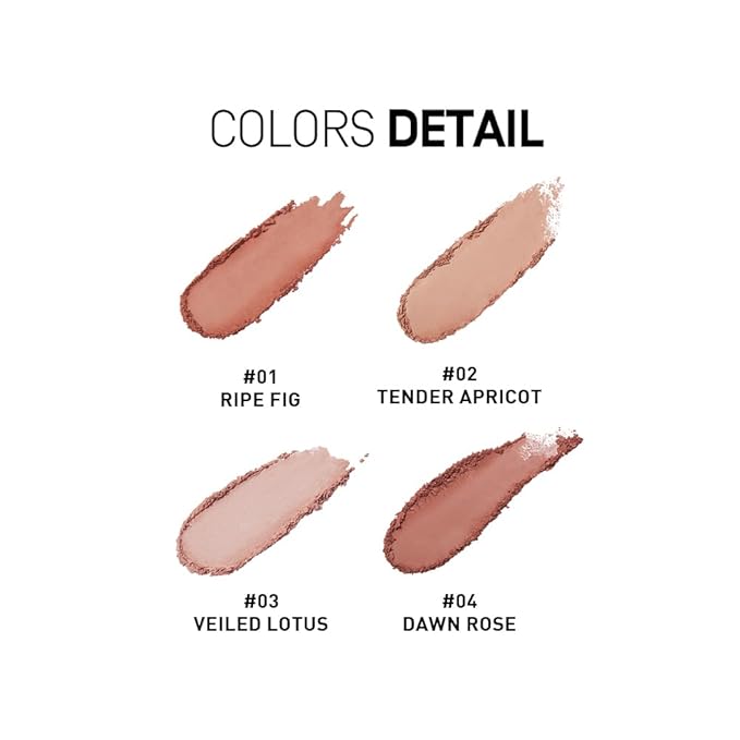 heme Cheek Color Palette 5. (01 Ripe Fig) 4g
