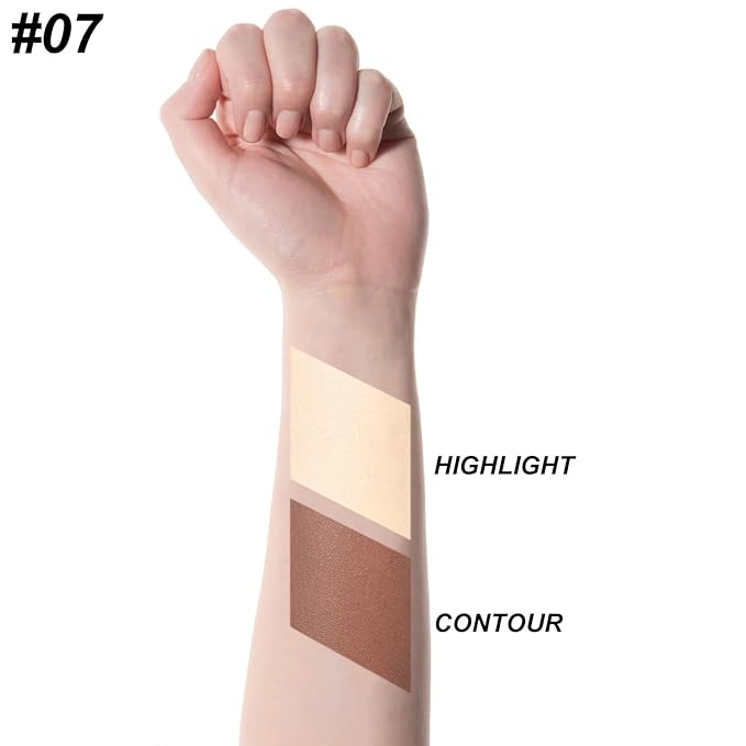 FOCALLURE 2 in 1 Cream Bronzer and Highlighter Pen,MELTED BUTTER