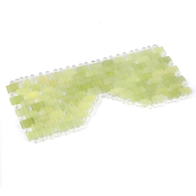 Jade eye mask, facial cooling