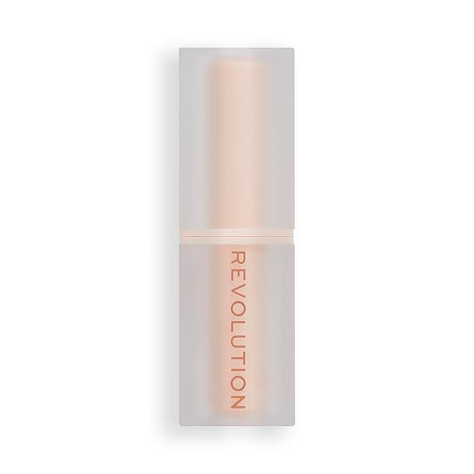 Revolution, Lip Allure Soft Satin Lipstick, Highly Pigmented & Smudge Proof, Long Lasting Creamy Satin Finish, Contains Vitamin E, Lover Nude, 0.11 oz