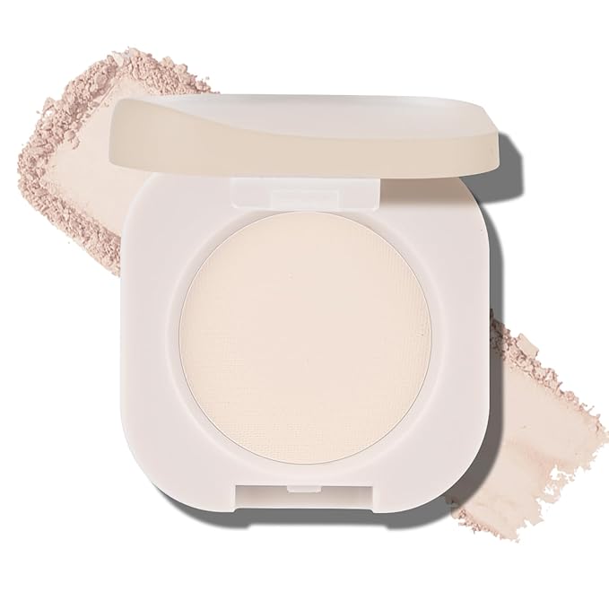 KYDA Single Matte Eyeshadow - Sheer Off White Vanilla, Ultra-fine Lightweight Powder, Brightening Primer, Multiuse Blendable Eyes Makeup, Moonlight