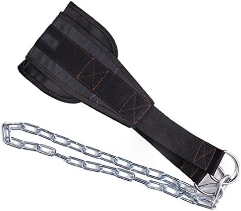 Fitness Dip Belt with Chain for Weight lifting