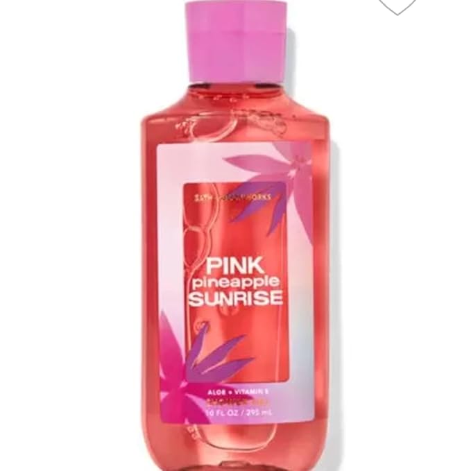 Bath & Body Works Signature Collection Shower Gel For Women10 fl oz (Pink Pineapple Sunrise)