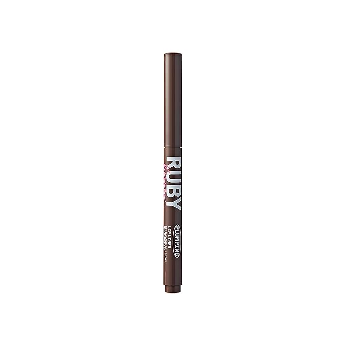 Ruby Kisses Plumping Effect Lip Liner, Semi Matte, Smudge Proof, High Pigment, Medium to Full Coverage Makeup, Precise Tip, Bold Color Lip Plumper