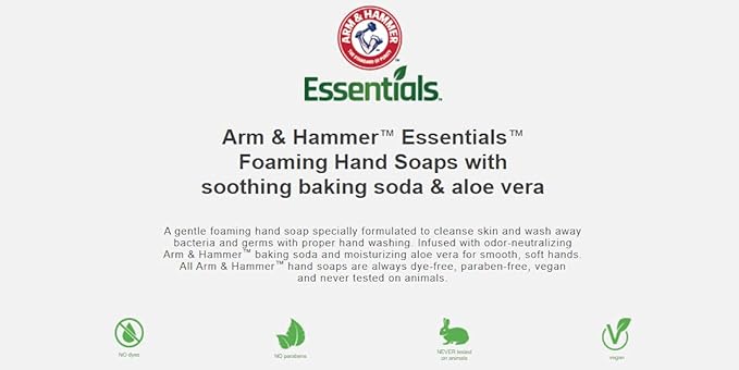 Arm & Hammer Essentials Liquid Hand Soap Refill Lavender Vanilla 32 Fl0z