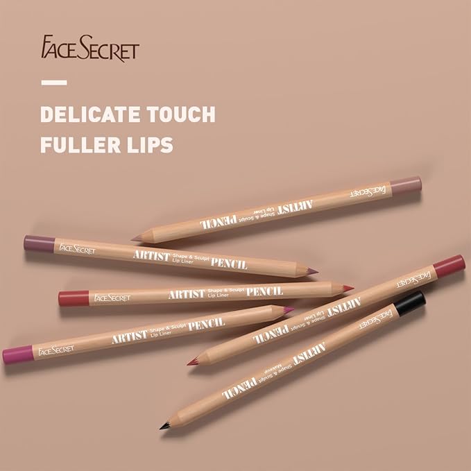 8pcs Nude Lip Liner Makeup Set - Waterproof & Smudge-Proof Matte Pencil, Long-Lasting & Durable, Smooth & Easy Glide, Non-Smudge, Contouring, Filling & Layering (Set 1, 8 Count (Pack of 1))