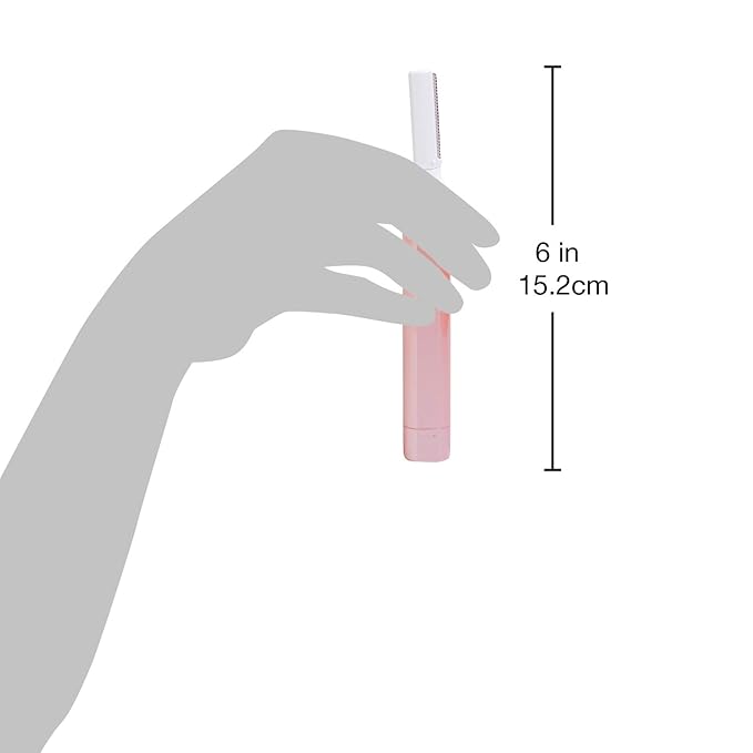 About Face Sonic Beauty Wand - Electric Facial Hair Remover and Bonus Eyebrow Shaper, Ideal for Shaving, Exfoliating and Brow Shaping, Epilator for Men & Women