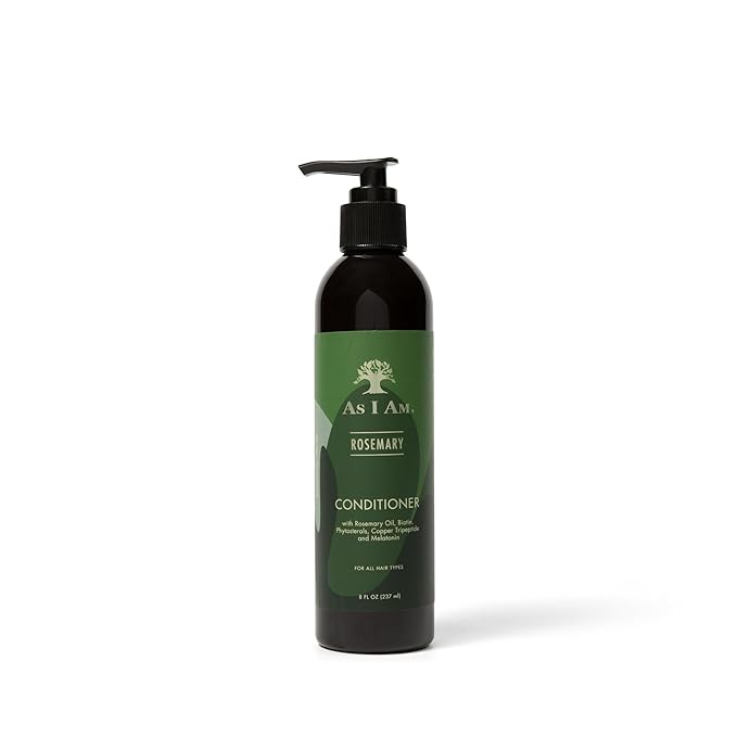 As I Am Rosemary Conditioner - 8 oz - with Melatonin, Biotin & Ceramide