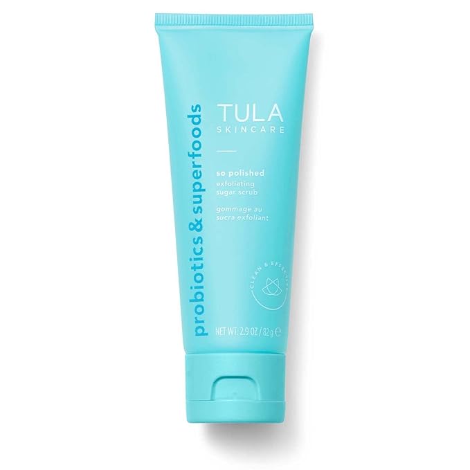 TULA Skin Care So Polished Exfoliating Sugar Scrub Complexion, . 2.9 oz