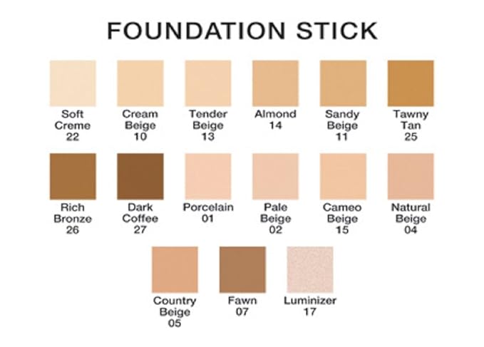 Creamy Conditioning Foundation Stick Buildable Coverage Hypoallergenic (Cameo (Cameo Beige)