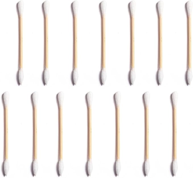 Clean Skin Club Clean Swabs | 6 Pack Total 3000 Count | One Pointed Tip | Biodegradable + Organic Cotton & Bamboo | Makeup & Nail Polish Touch-ups | Chlorine-Free & Hypoallergenic