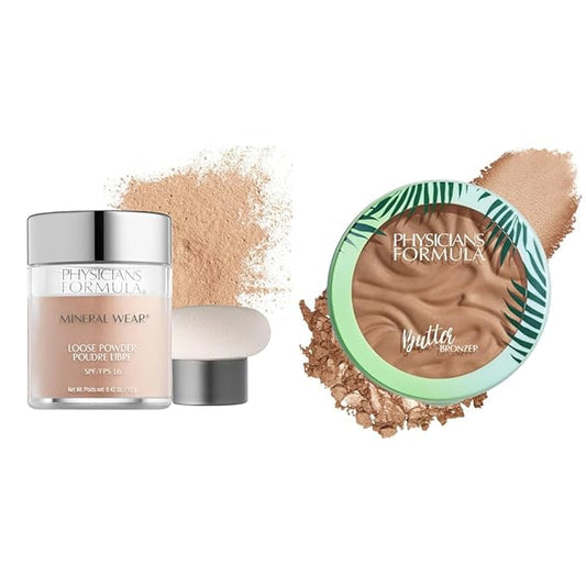 Physicians Formula Mineral Wear Talc-Free Loose Powder and Luminous Glow