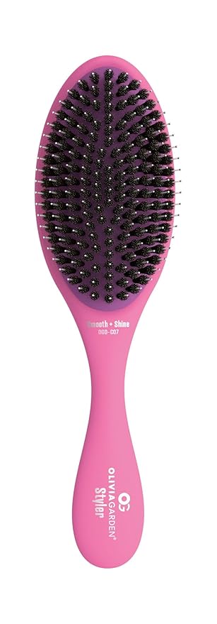Olivia Garden Recycled Plastic Styler (Smooth & Shine) - Pink