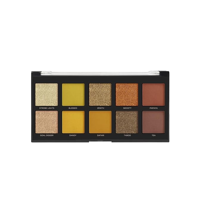 Profusion Cosmetics 10 Shade Eyeshadow Palette - High