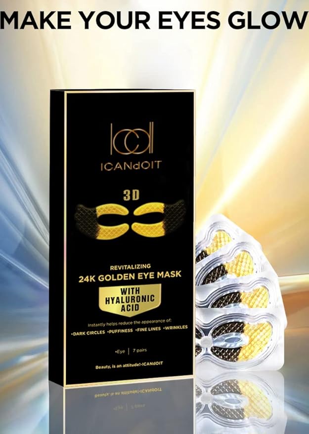 Icandoit 24k gold eye mask