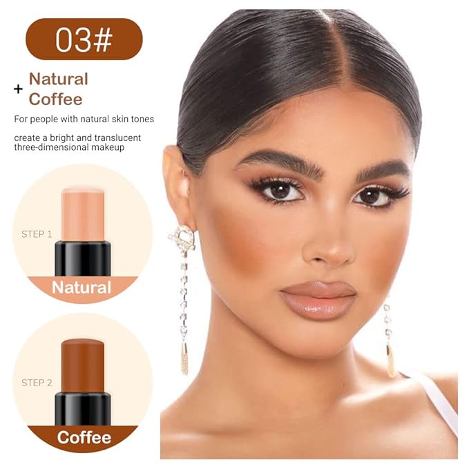 evpct 2In1 Cream Contour Stick Contouring Concealer Sticks