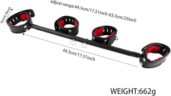 Heavy Duty Stainless Steel Expandable Exercise Black Metal 4 pcs