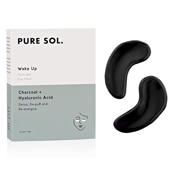 Pure sol. charcoal under eye
