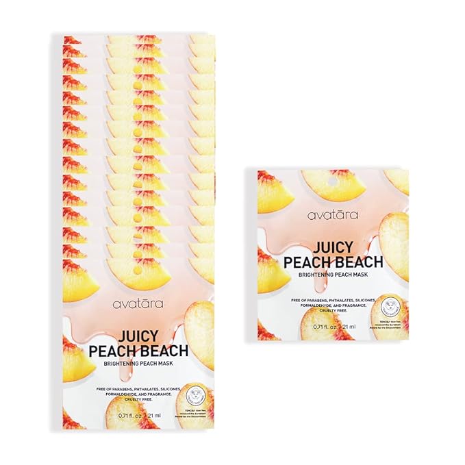 Avatara Juicy Peach Brightening Facial Mask