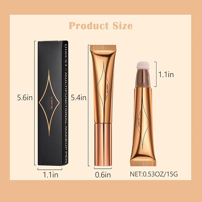 DAGEDA Contour Beauty Women Wand, Liquid Face Concealer 0. (01) 53oz