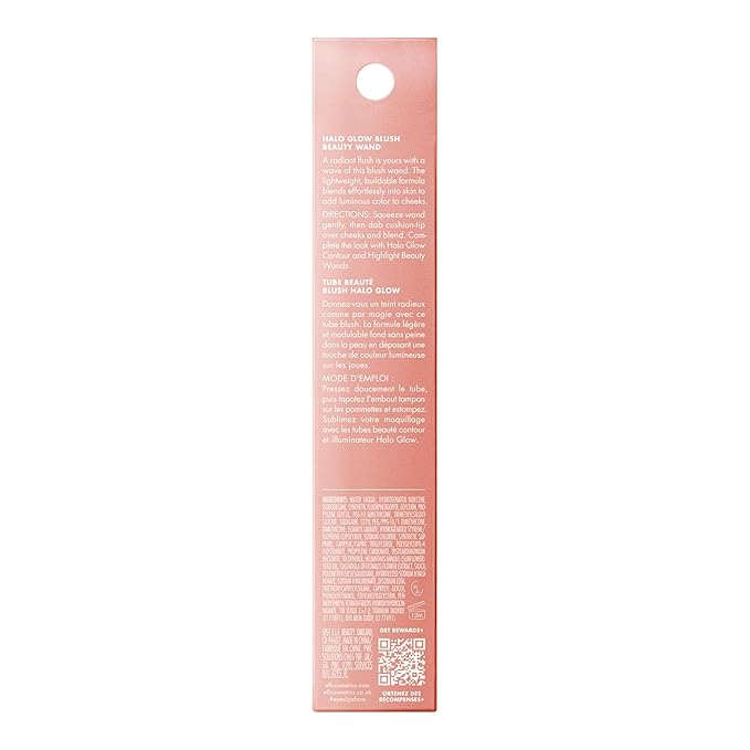 e.l.f. Halo Glow Blush Beauty Wand, Liquid Blush Wand For Radiant, Flushed Cheeks, Infused With Squalane, Vegan & Cruelty-free, Berry Radiant