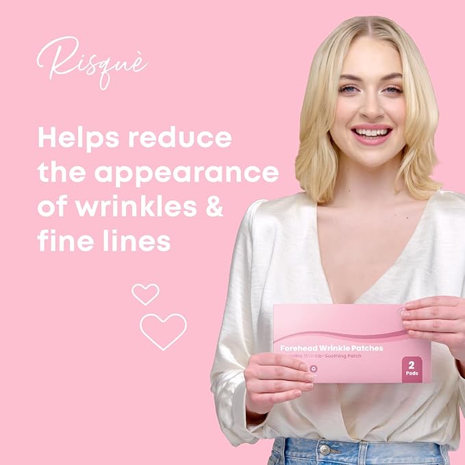 Reusable forehead wrinkle patches |